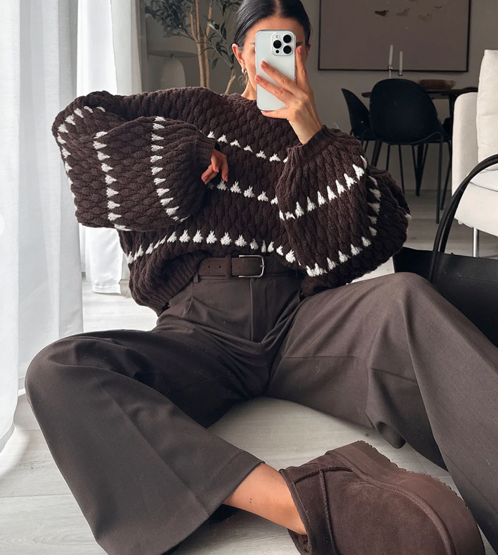 Texture Bold® - Maglione Trapuntato