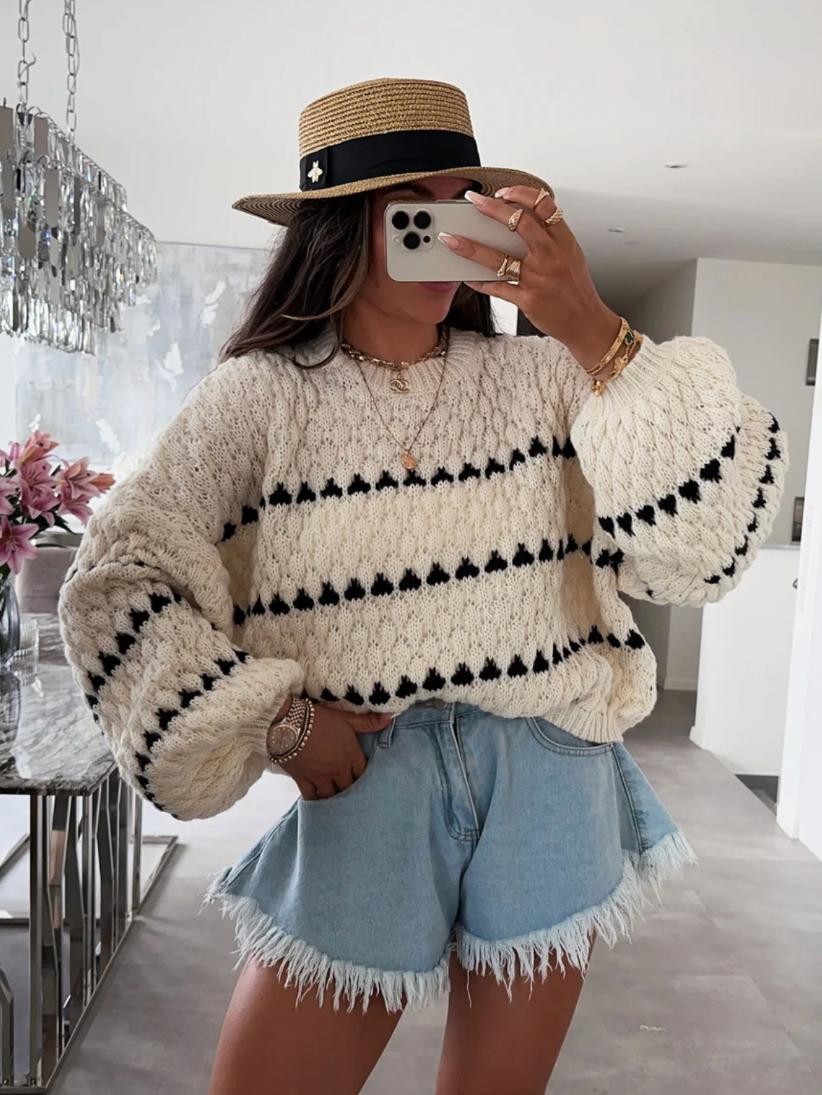 Texture Bold® - Maglione Trapuntato