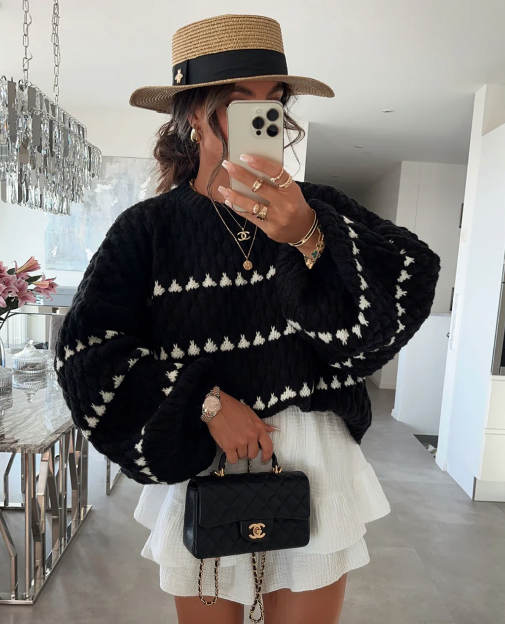 Texture Bold® - Maglione Trapuntato