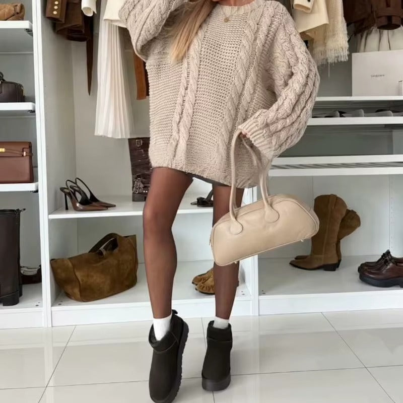 Karol® - Maglione a treccia Avvolgente